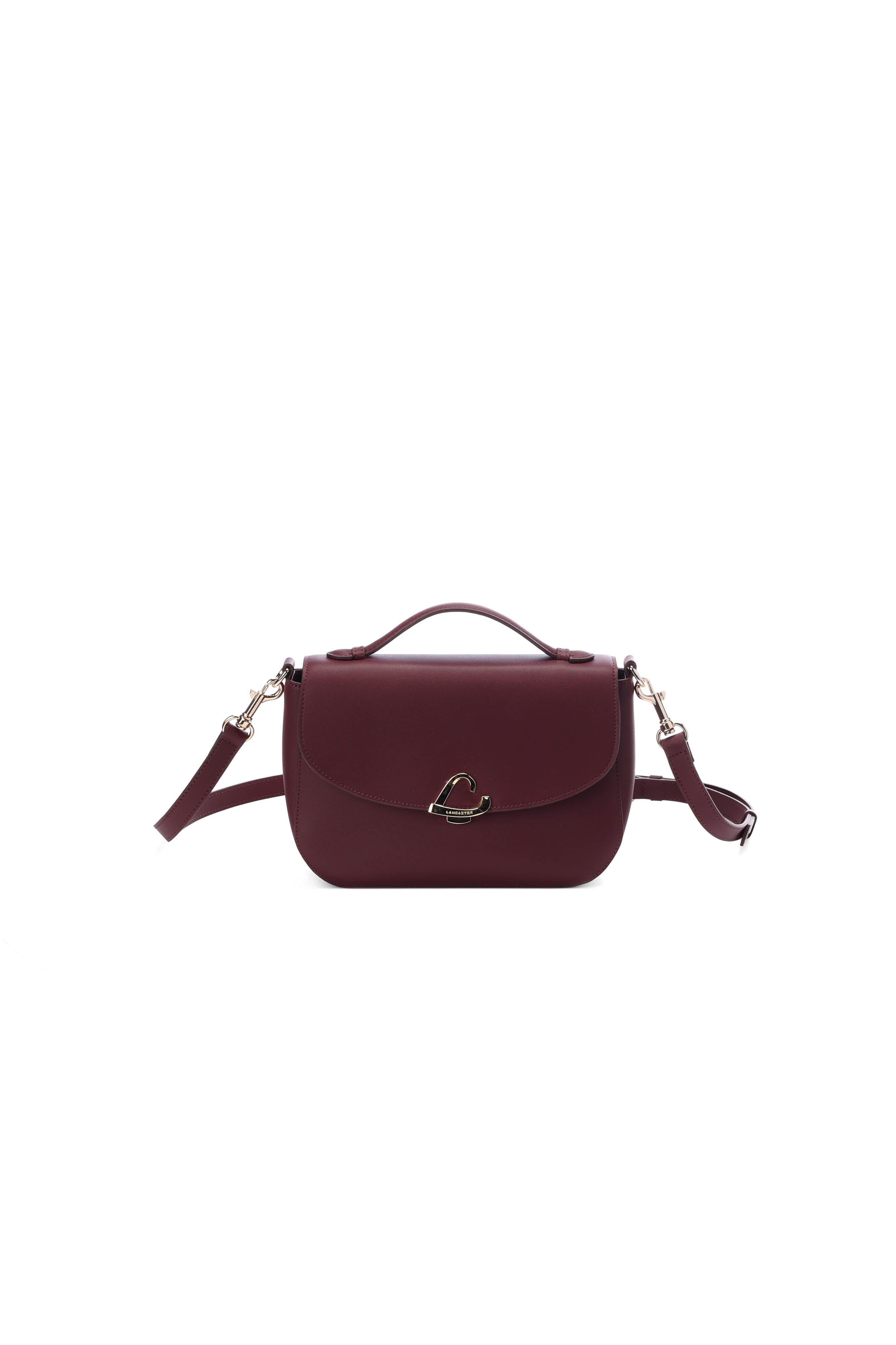 Sac besace bordeaux Lancaster - seconde main