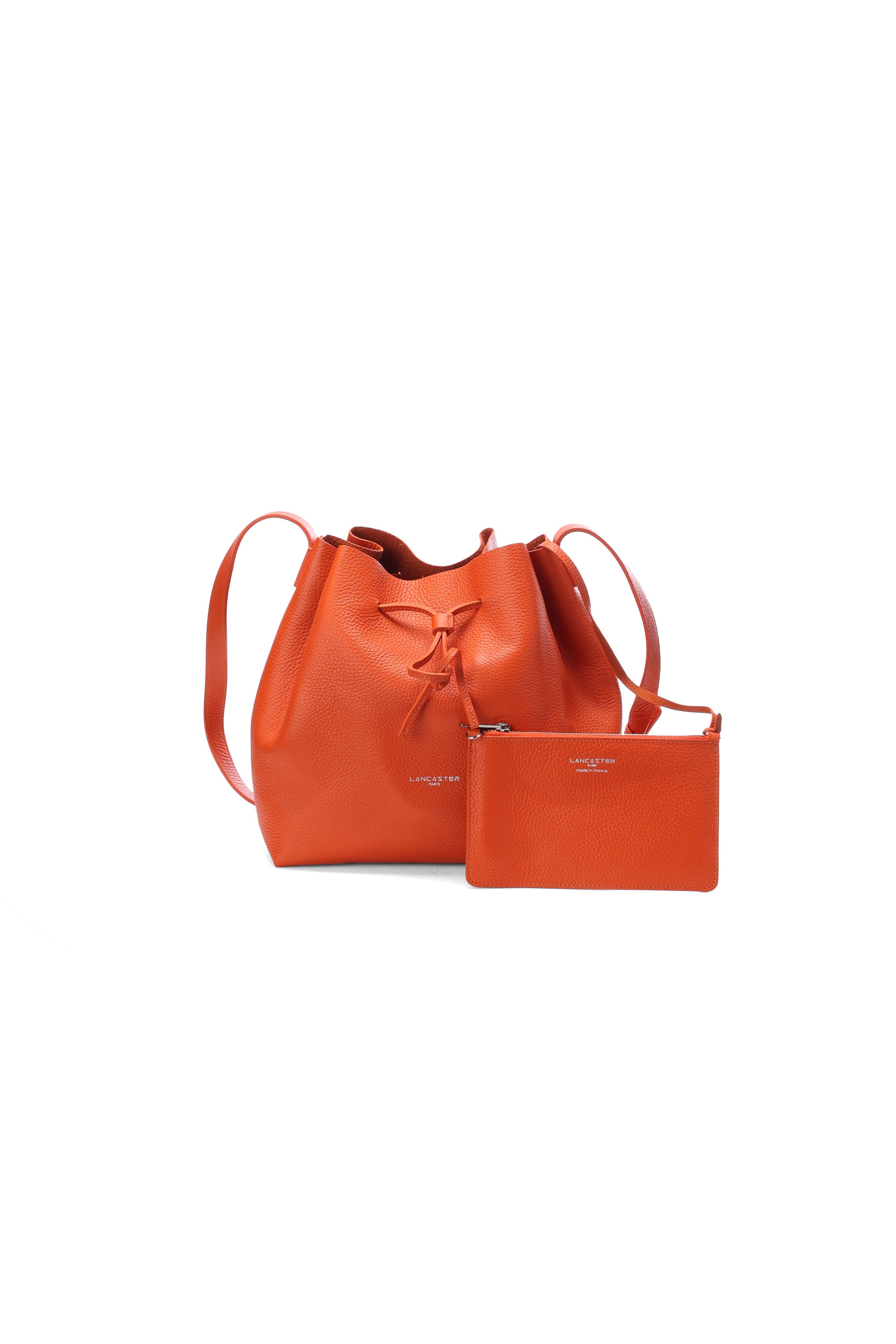 Sac bourse orange Lancaster - seconde main