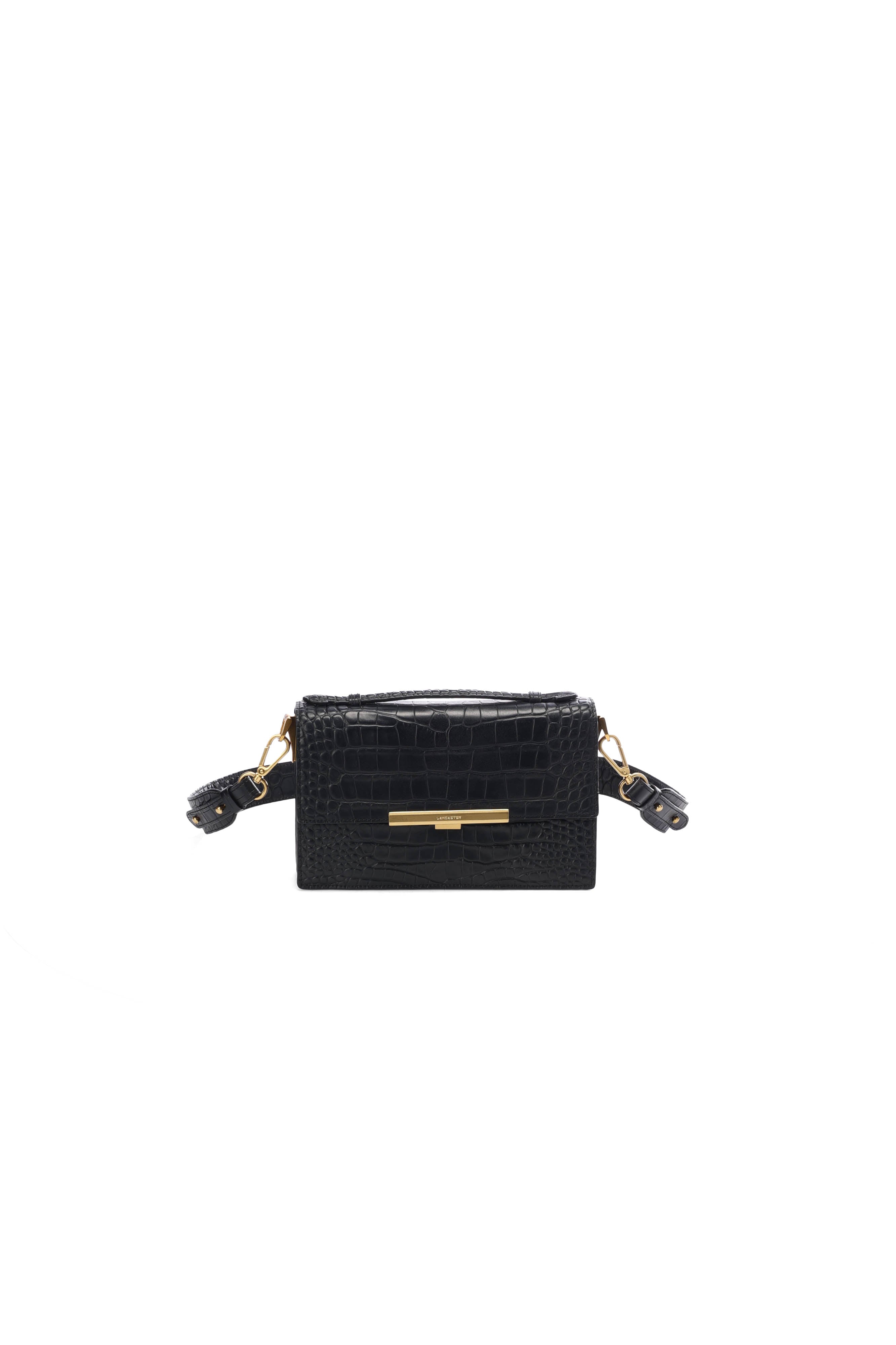 Sac baguette noir Lancaster - seconde main