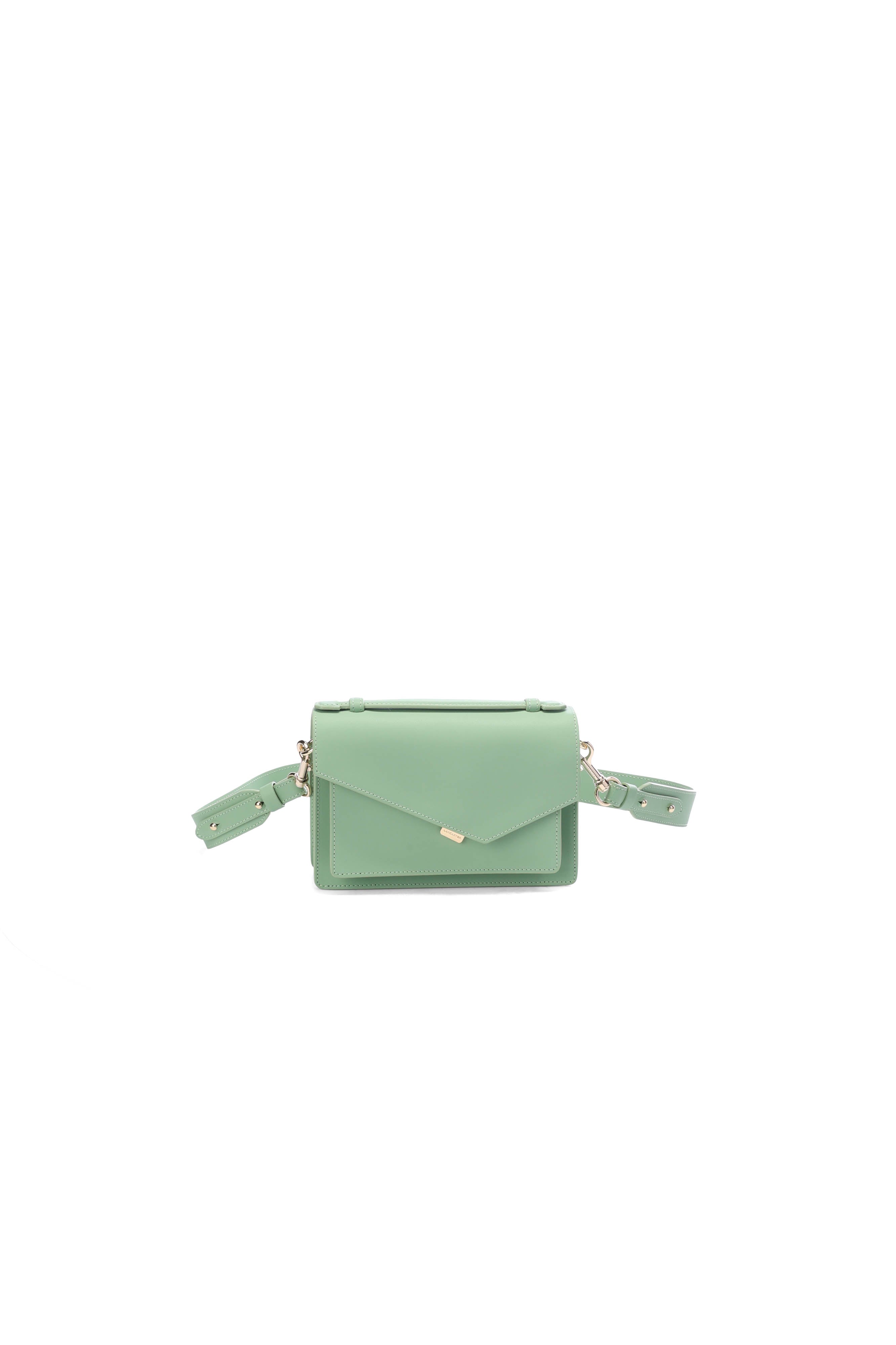 Sac baguette vert Lancaster - seconde main