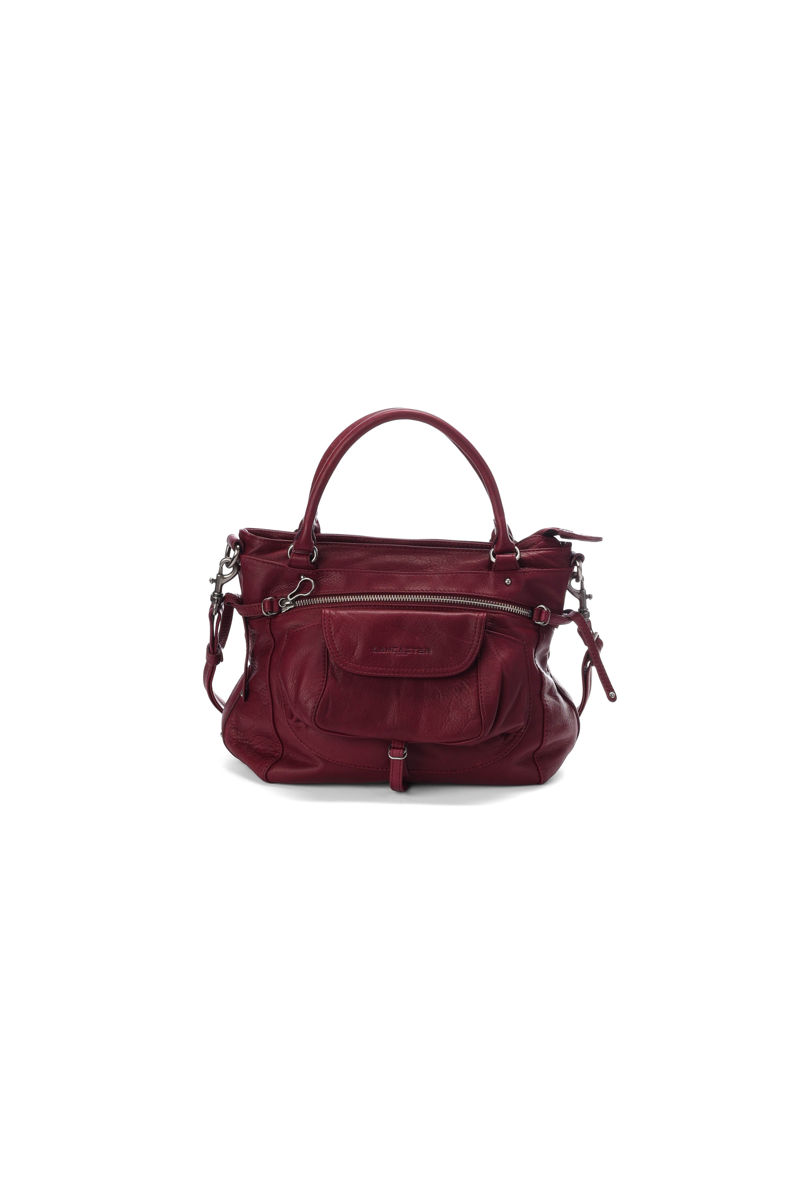 Sac à main bordeaux Lancaster - seconde main