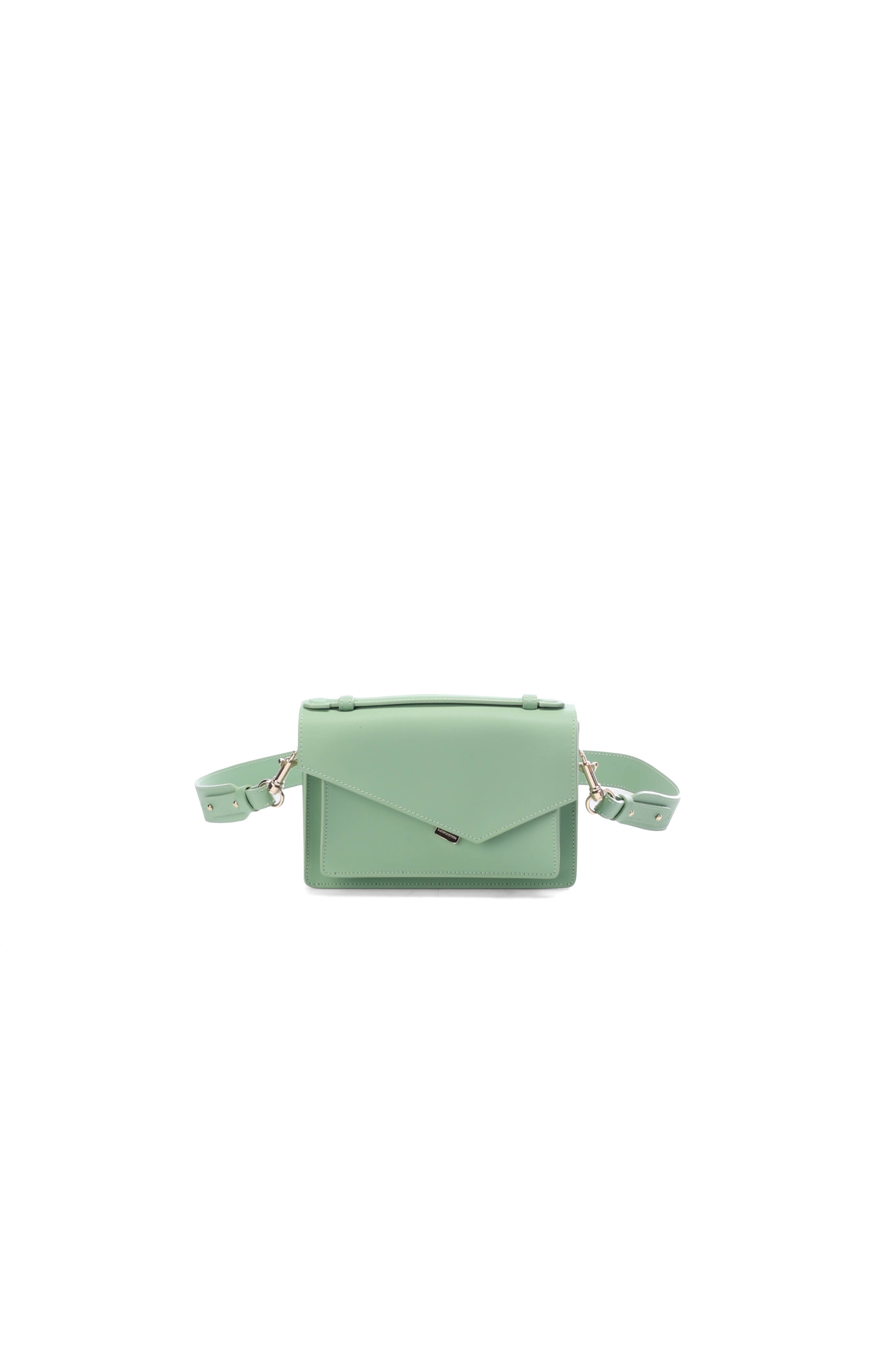 Sac baguette vert Lancaster - seconde main